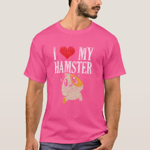 Camiseta Me Encanta Mi Dueño De Hamster Mascota Animal Hams