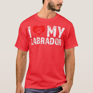 Camiseta Me encanta mi dueño de perro labrador