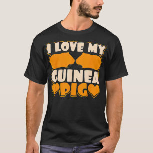 Camiseta Me encanta mi dueño de un Mascota de cerdo de Guin