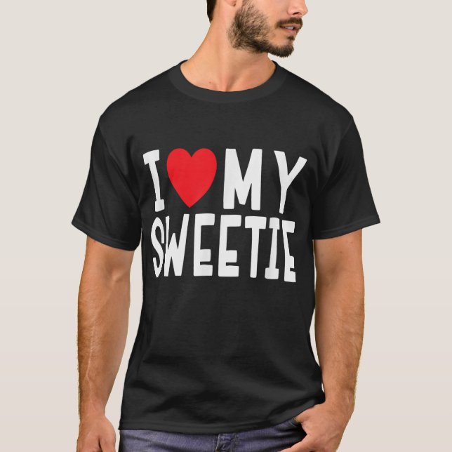 Camiseta Me encanta mi dulce - Regalo de celebración de rel (Anverso)