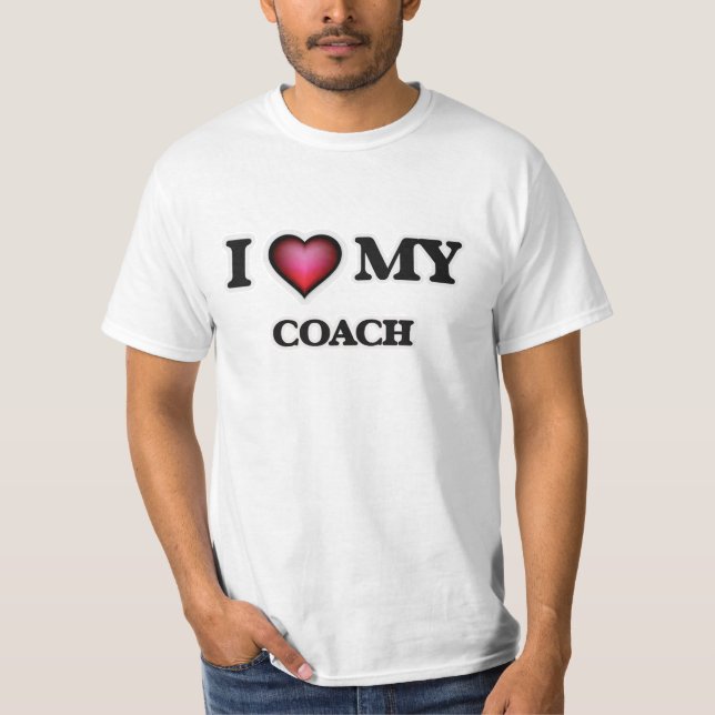 Camiseta Me encanta mi entrenador (Anverso)