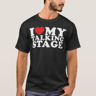 Camiseta Me Encanta Mi Escenario De Hablar Me Encanta Mi Es