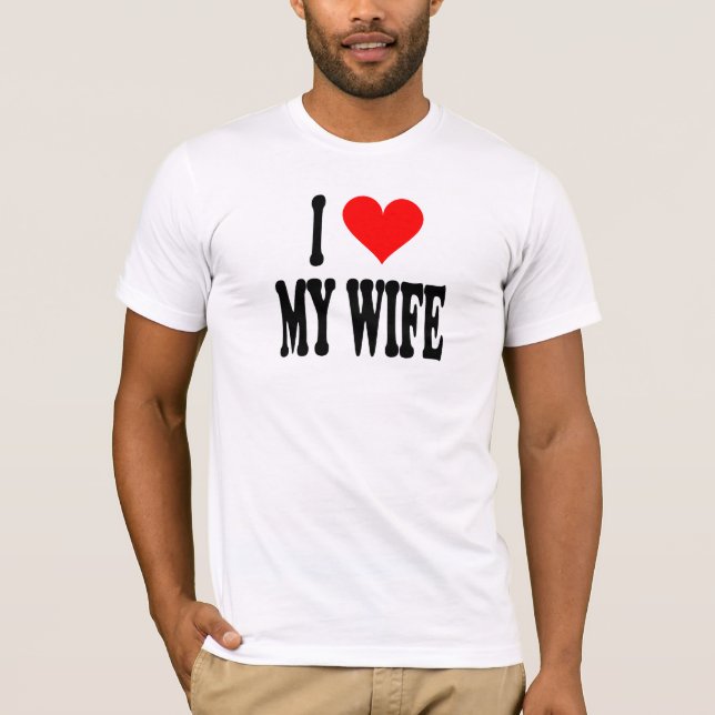 CAMISETA ME ENCANTA MI ESPOSA (Anverso)