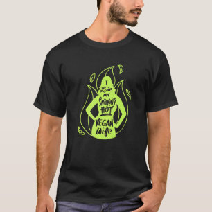 Camiseta Me Encanta Mi Esposa Vegan Caliente Para Fumar Pla