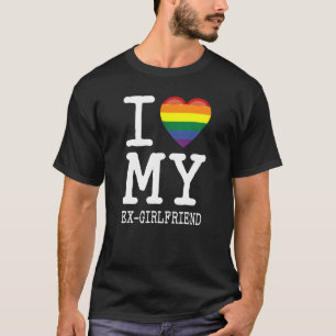 Camiseta Me Encanta Mi EX Novia Transgénero Homosexual Rai
