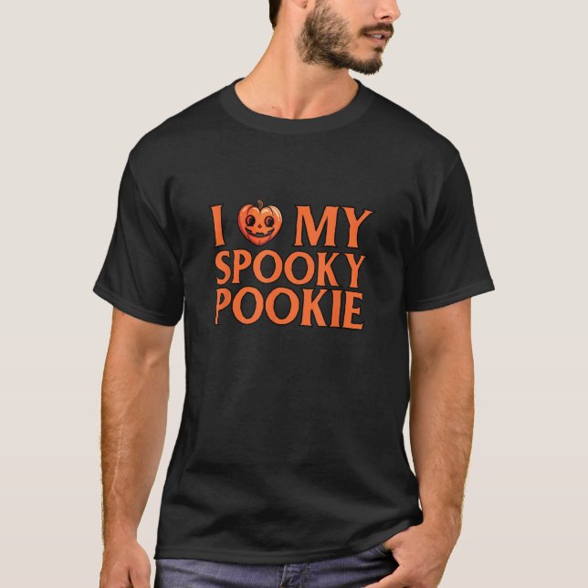 Camiseta Me encanta mi fantasmagórico pookie y divertida pa (Anverso)