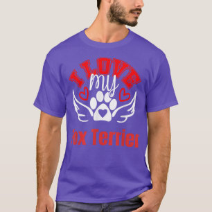 Camiseta Me Encanta Mi Fe Terrier Cute Alegre Perro Tees Di