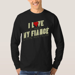 Camiseta Me Encanta Mi Fianza Cuando Me Llevo En Motociclet