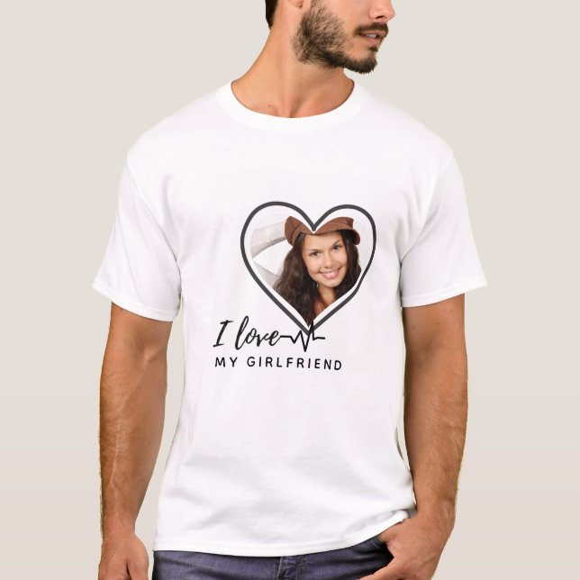 Camiseta ME ENCANTA MI FOTO DE NOVIA Personalizada (Anverso)