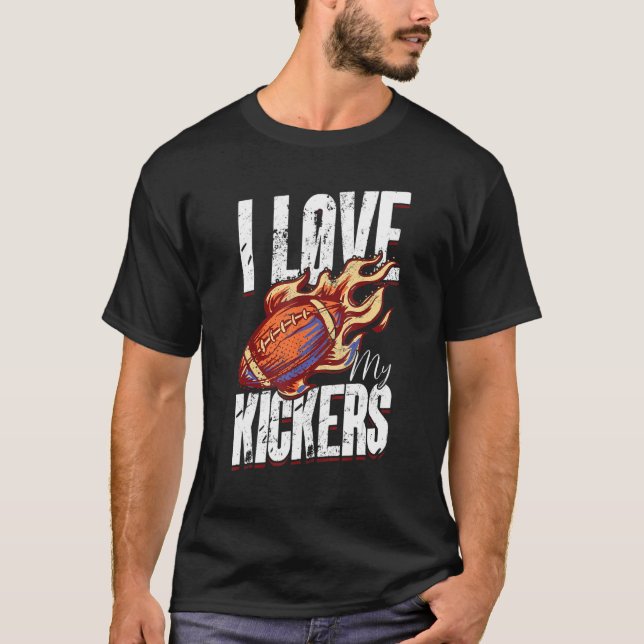 Camiseta Me encanta mi fútbol de fantasía de Kickers (Anverso)