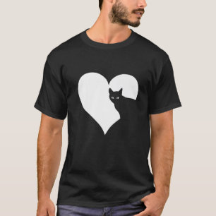 Camiseta Me Encanta Mi Gato Los Golpes De Corazón Son Mis G