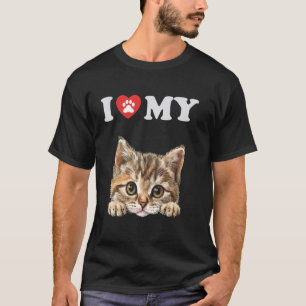 Camiseta Me encanta mi gato Munchkin Kitten Funny Cat Lover