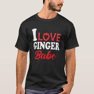 Camiseta Me encanta mi Ginger Babe Redhead