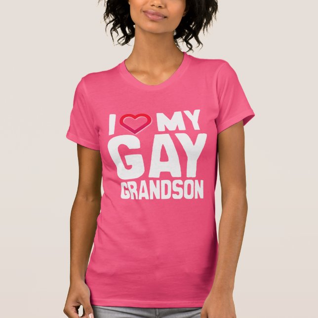 CAMISETA ME ENCANTA MI GRANDSON GAY - - (Anverso)