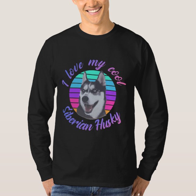 Camiseta Me encanta mi Guay Siberian Husky (Anverso)