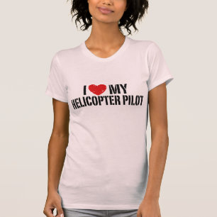 Camiseta Me encanta mi helicóptero+piloto