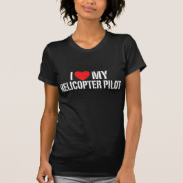 Camiseta Me encanta mi helicóptero+piloto