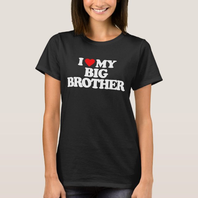 CAMISETA ME ENCANTA MI HERMANO GRANDE (Anverso)
