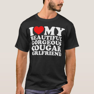 Camiseta Me Encanta Mi Hermosa Y Hermosa Novia Cougar