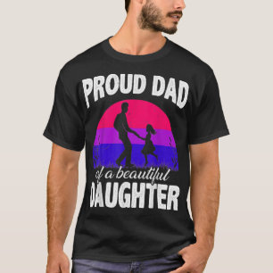 Camiseta Me Encanta Mi Hija Bisexual Orgullosa Mamá Papá Pa