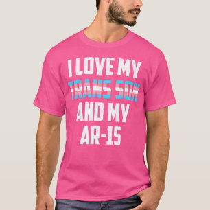 Camiseta Me Encanta Mi Hijo Transgénero Mi Pistola Orgullos