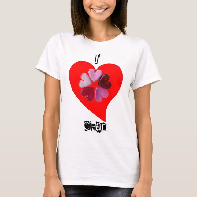 Camiseta Me Encanta Mi Hombre Tee De Burnout Personalizable (Anverso)