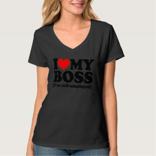 Camiseta Me encanta mi jefe soy autónomo 1