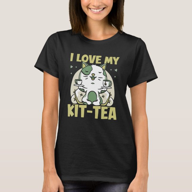 Camiseta Me Encanta Mi Kit Tea Kitty Puntea (Anverso)