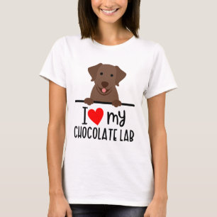 Camiseta Me encanta mi laboratorio de chocolate