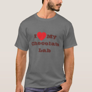 Camiseta Me encanta mi laboratorio de chocolate