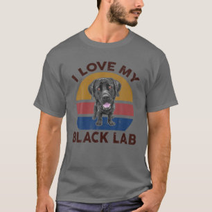 Camiseta Me Encanta Mi Laboratorio Negro Para Labrador Retr