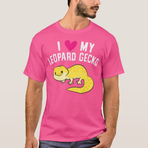 Camiseta Me Encanta Mi Leopardo Gecko Cute Leopard Lizard