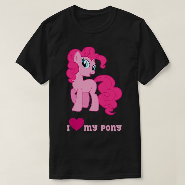 Camiseta Me encanta mi lindo poni Fantasy mascota tee  (Diseño del anverso)