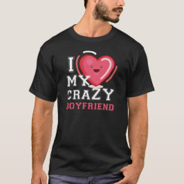 Camiseta Me Encanta Mi Loca Novia Novia Pareja