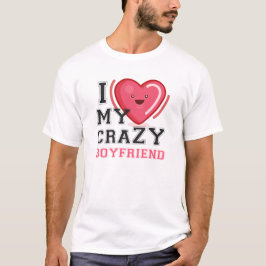 Camiseta Me Encanta Mi Loca Novia Novia Pareja