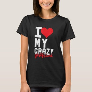 Camiseta Me encanta mi loca relación de novia escuchar