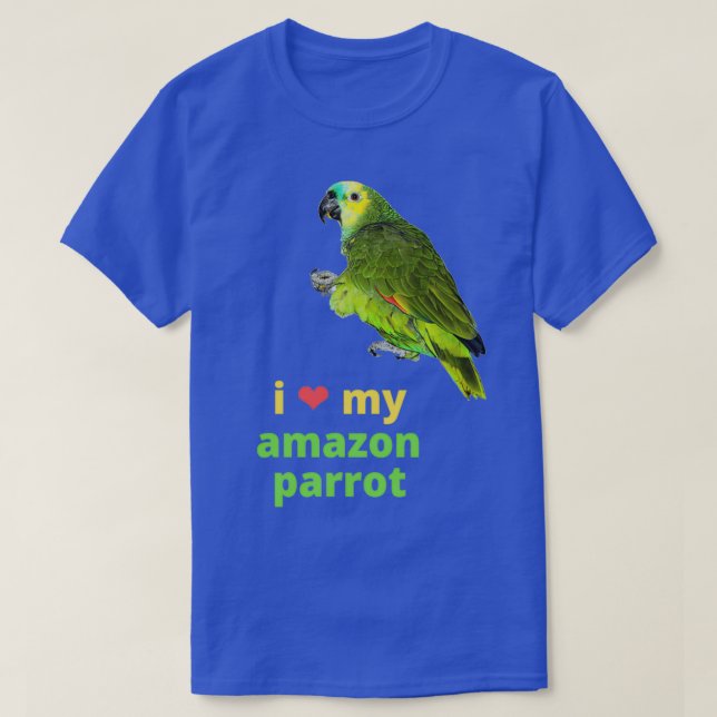 Camiseta Me encanta mi loro amazónico 1 (Diseño del anverso)
