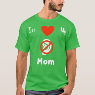Camiseta Me encanta mi mamá sorda ASL Apoyo al Rótulo Sordo