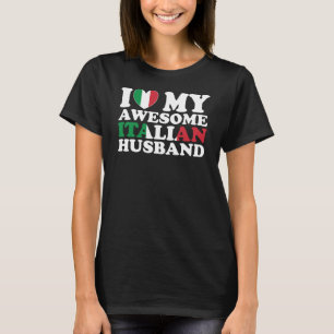 Camiseta Me encanta mi maravilloso marido italiano