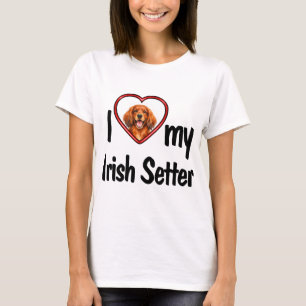 Camiseta Me encanta mi marco irlandés de fotos de sepultura