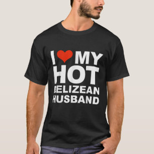 Camiseta Me encanta mi marido beliceño casado esposa marria