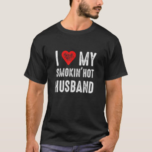 Camiseta Me encanta mi marido caliente.
