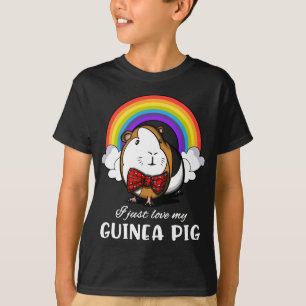 Camiseta Me encanta mi Mascota de peluche de cerdo guineano