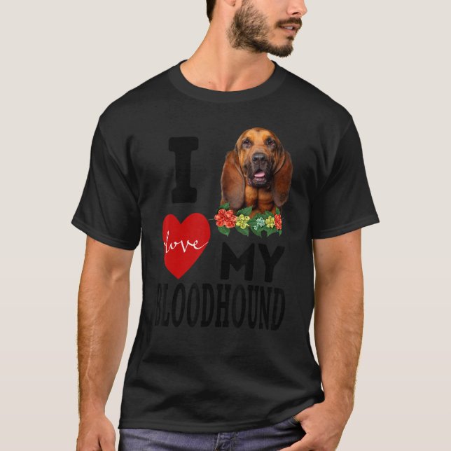 Camiseta Me Encanta Mi Mascota De Perros Sangrientos Animal (Anverso)