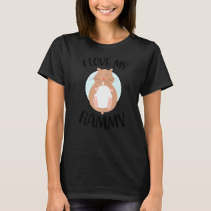 Camiseta Me encanta mi Mascota Hammy Hamster propietario An