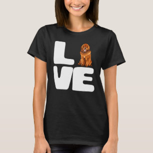 Camiseta Me encanta mi mastiff tibetano