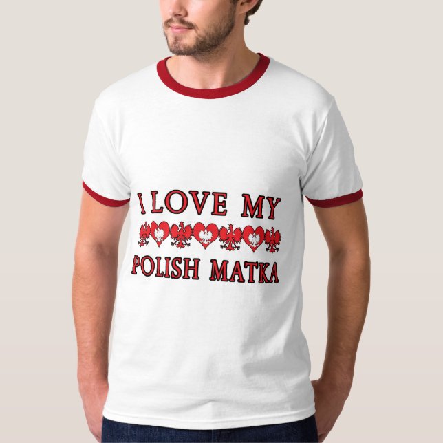 Camiseta Me encanta mi Matka polaco (Anverso)