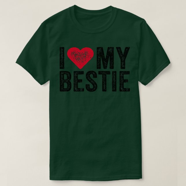 Camiseta Me Encanta Mi Mejor Amigo Bestie Mejor Fri De Coin (Diseño del anverso)