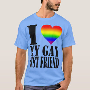 Camiseta Me encanta mi mejor amigo gay bandera arcoiris org