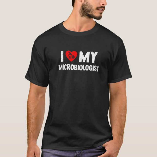 Camiseta Me encanta mi microbiólogo técnico médico rese (Anverso)